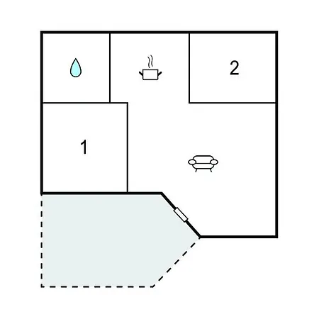 2 Bedroom In Сasa de vacaciones *
